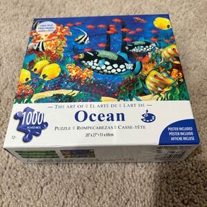 Watch‎ US Inc Ocean 1000 Piece Sealed Unopened Large Piece Jigsaw Puzzle 20x27